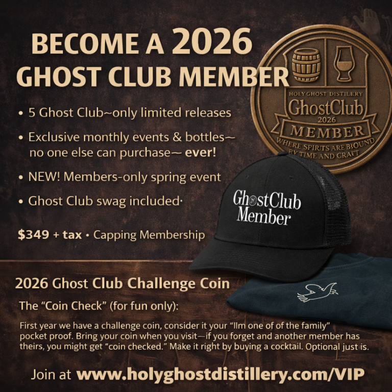 Vip Riders Ghost Notes VIP | Holy Ghost Distillery & Tasting House
